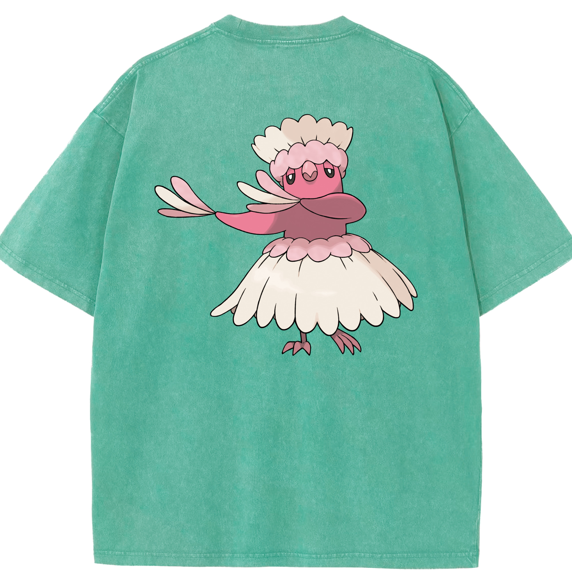 （画像用） ポケットモンスター Pokémon 綿100% ヴィンテージ風 半袖Tシャツ（背面プリント）
